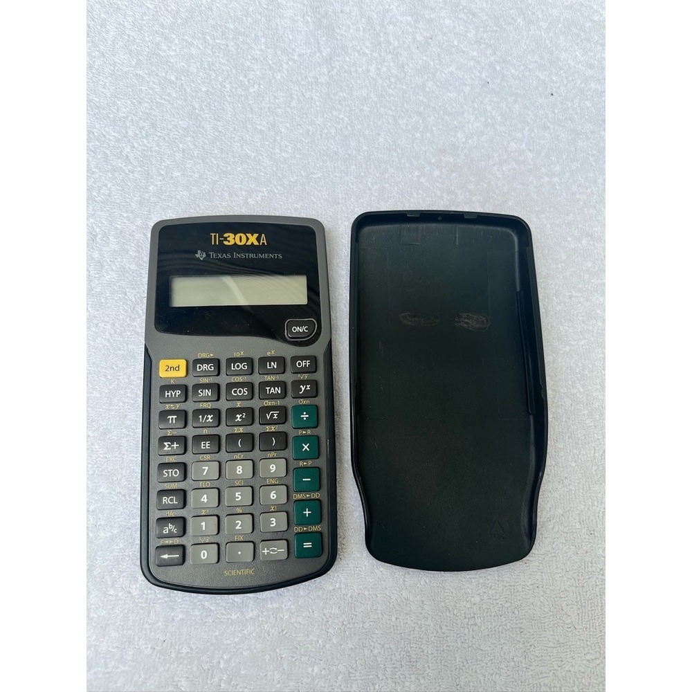 Texas Instruments TI-30XA Scientific Calculator with Slide Case Black TI30XA